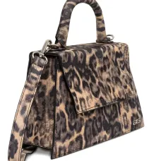 Сумка-тоут GZharvey с леопардовым принтом