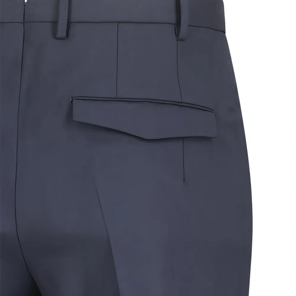 Брюки прямого кроя с манжетами Брюки прямого кроя с манжетами