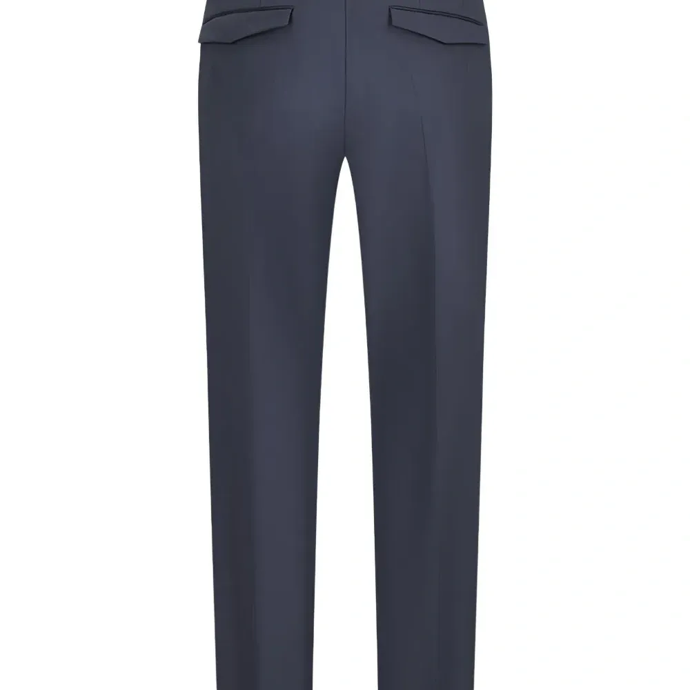 Брюки прямого кроя с манжетами Брюки прямого кроя с манжетами