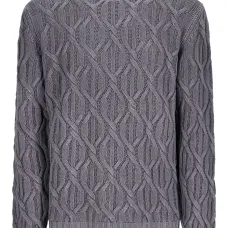 Свитер фактурной вязки