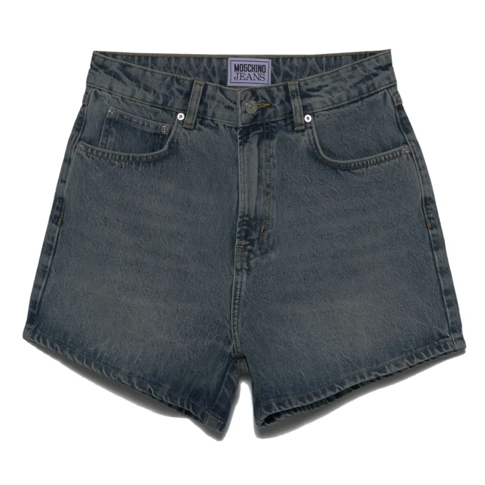 Джинсовые шорты с нашивкой-логотипом