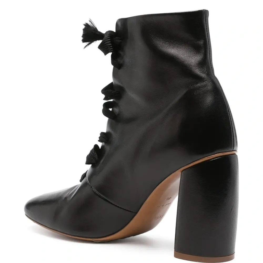 ботильоны на шнуровке