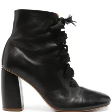 ботильоны на шнуровке