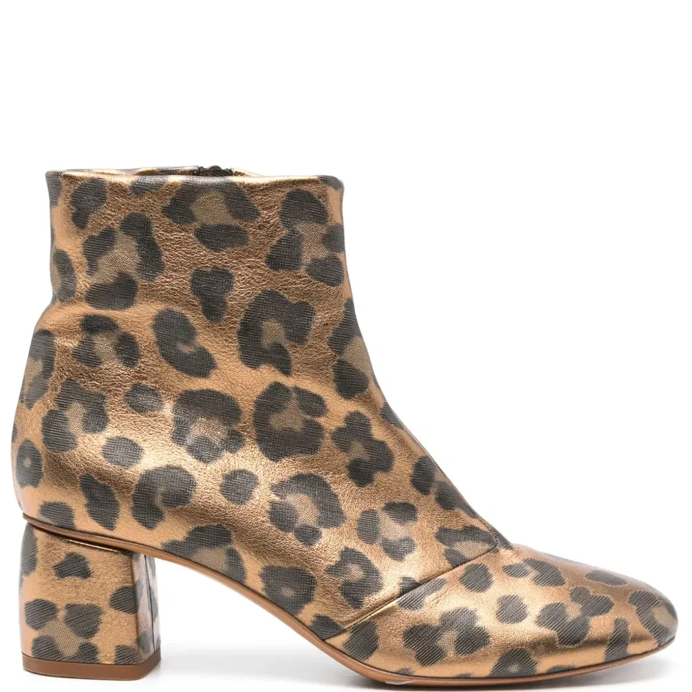 ботильоны с леопардовым принтом ботильоны с леопардовым принтом