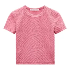 Футболка с тисненым логотипом