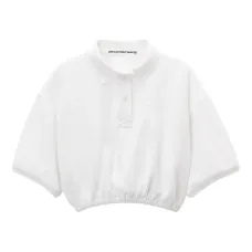 Укороченная рубашка поло Укороченная рубашка поло