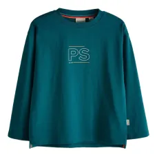 Лонгслив с принтом-логотипом