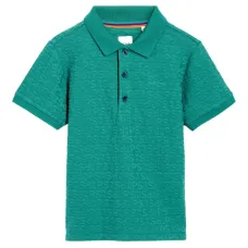 Поло с узором в виде логотипа