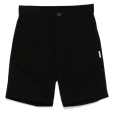 шорты с нашивкой-логотипом