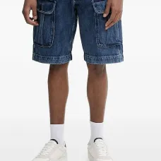 Джинсовые шорты карго