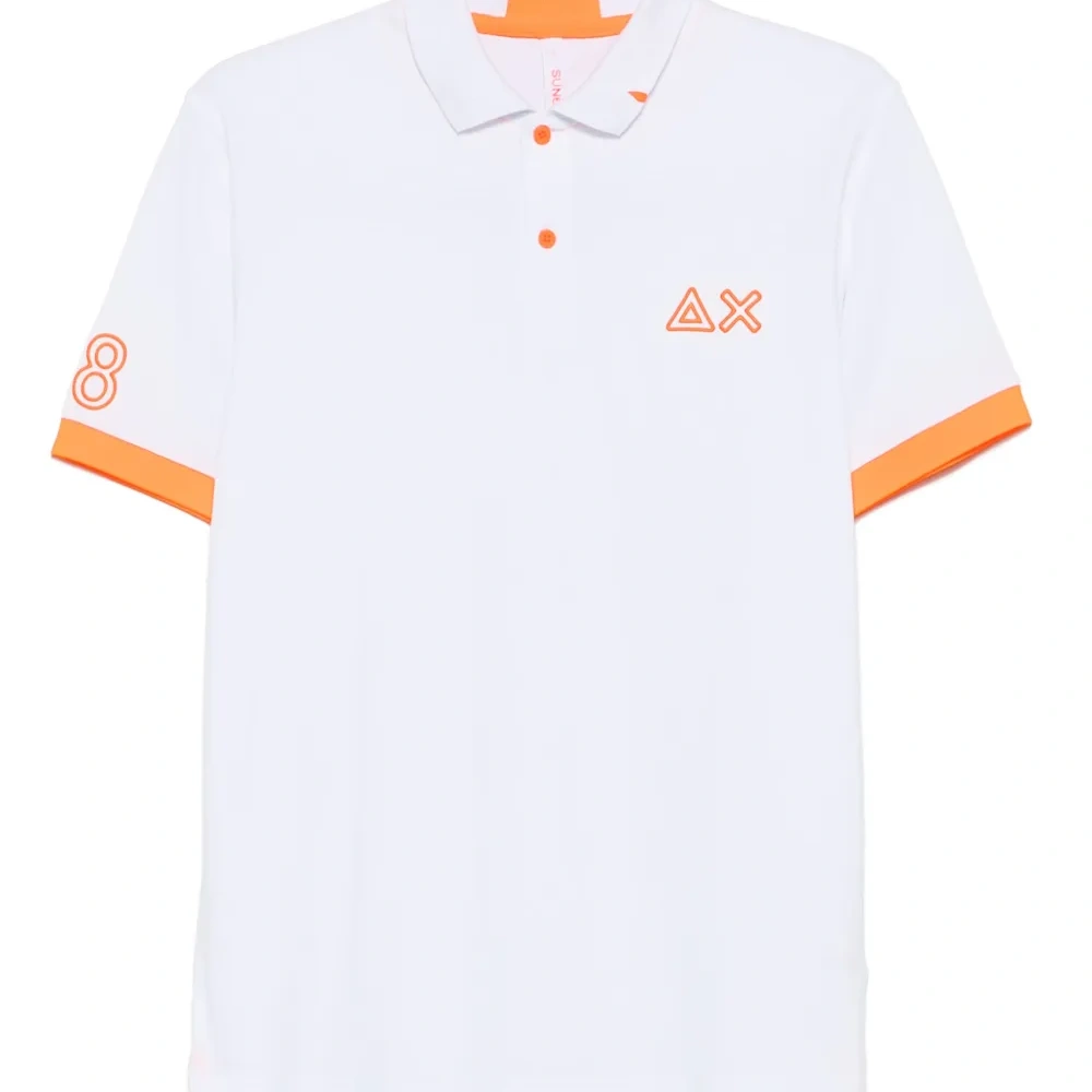 Рубашка поло с вышитым логотипом