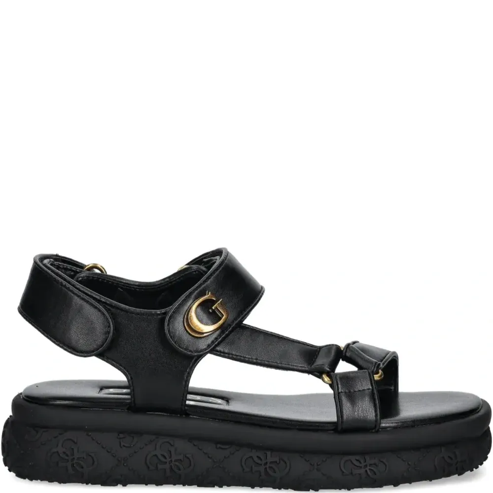 Сандалии на платформе с пряжками