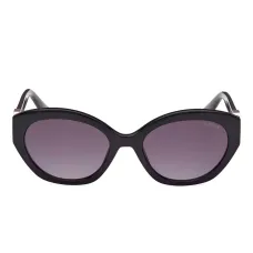 Солнцезащитные очки в овальной оправе с логотипом