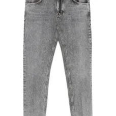 Джинсы с нашивкой-логотипом