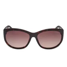 Солнцезащитные очки в овальной оправе с логотипом