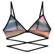 Бюстгальтер-бралетт в стиле колор-блок