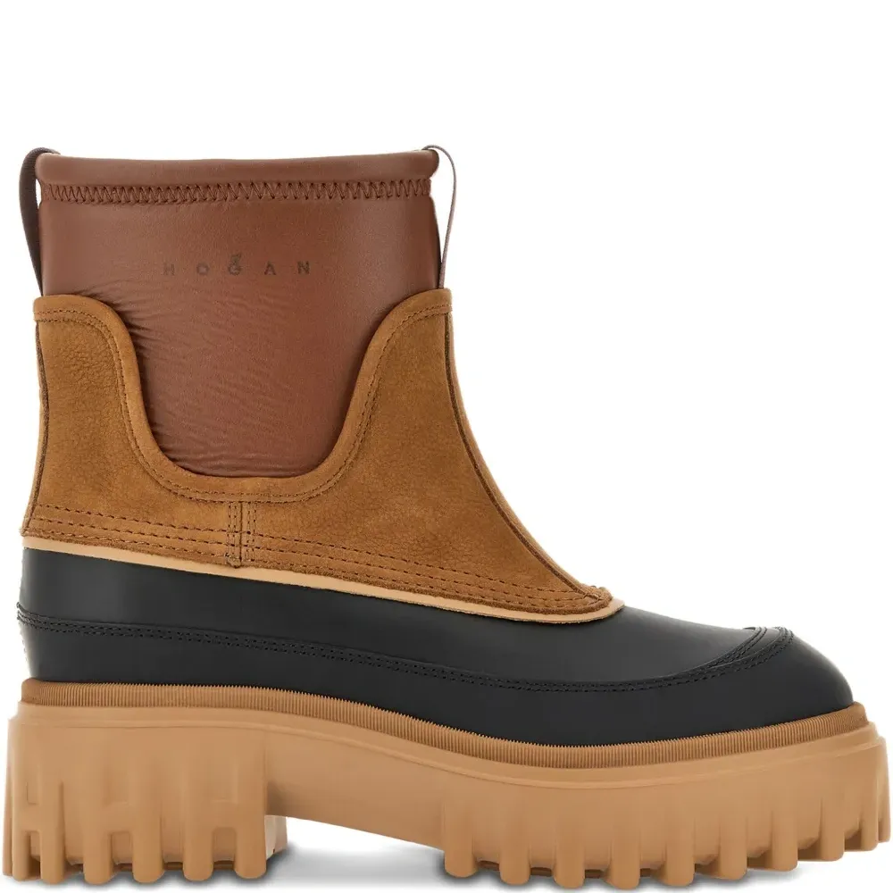 Замшевые кожаные ботинки H700