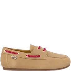 лоферы с контрастной шнуровкой