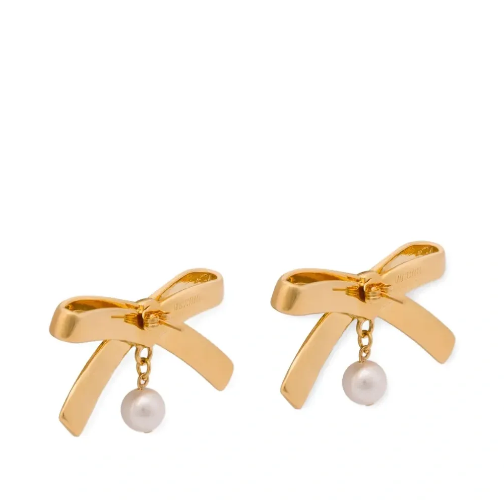 Серьги в форме бантов