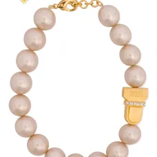 колье с искусственным жемчугом