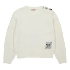 Джемпер с декоративными пуговицами