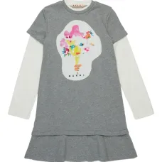 Платье с графичным принтом