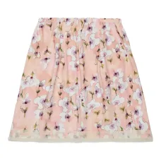 юбка с цветочным принтом