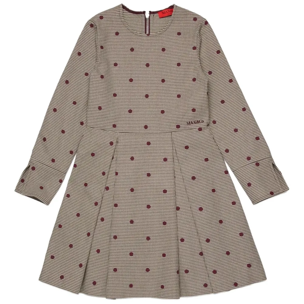 Платье с узором в горох