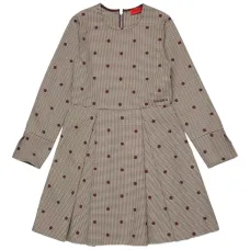 Платье с узором в горох