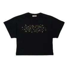 футболка с декорированным логотипом