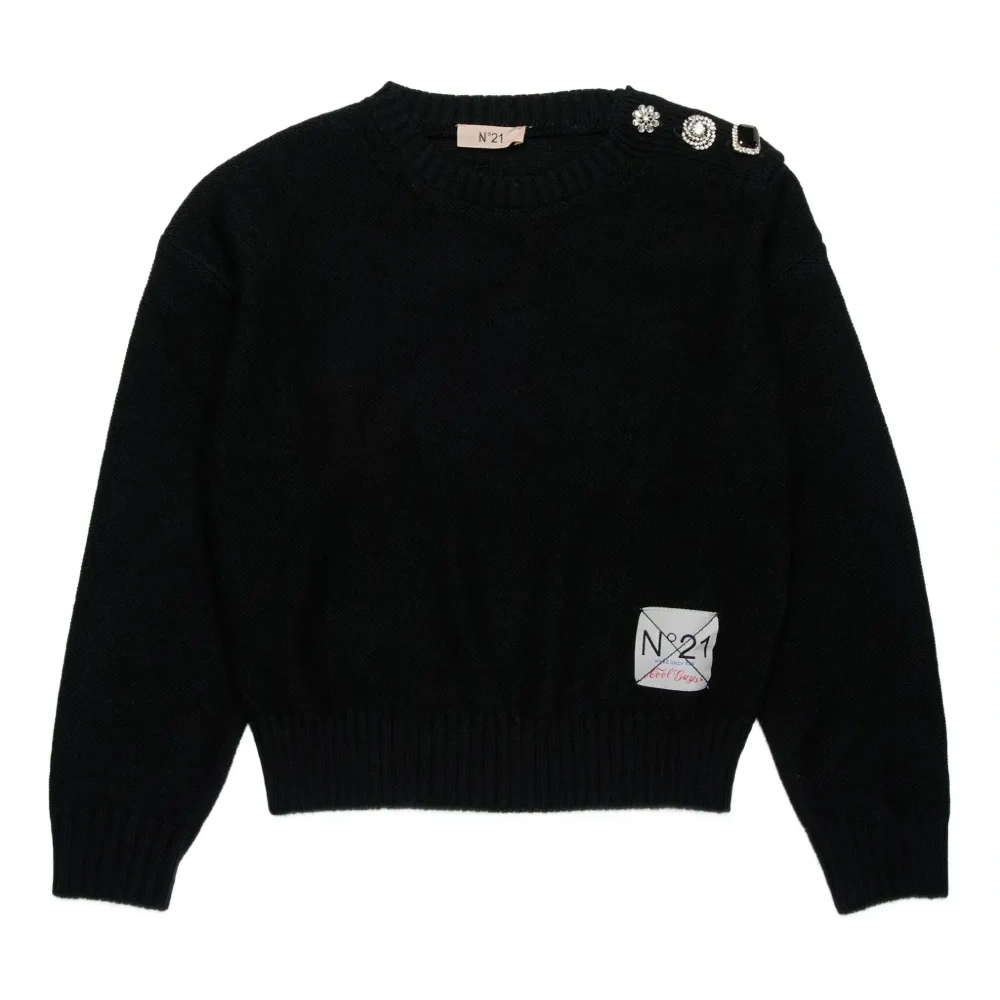 Джемпер с декоративными пуговицами