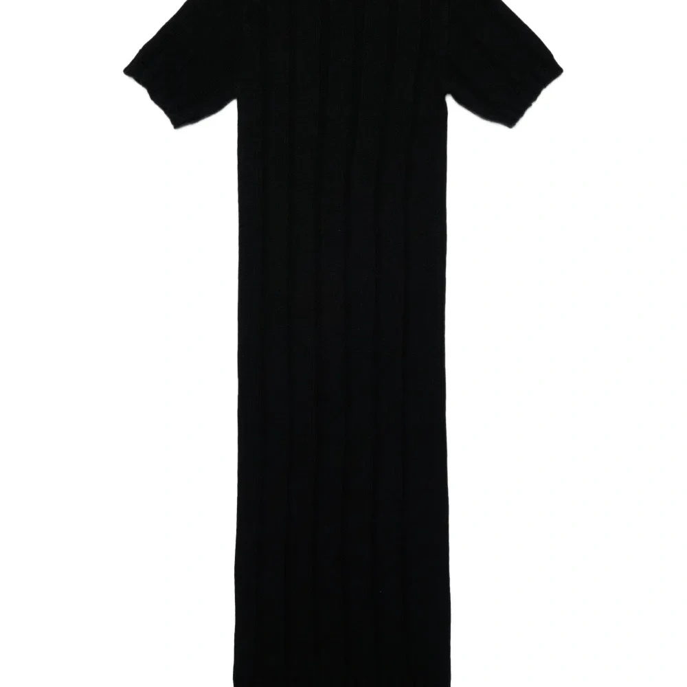 платье в рубчик