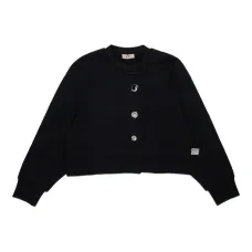 Толстовка с декоративными пуговицами