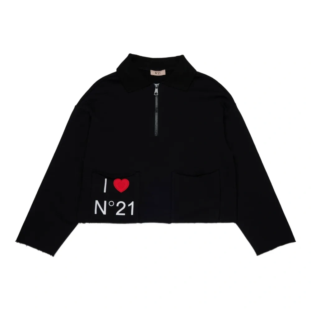 толстовка с воротником на молнии