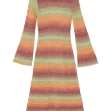 Платье миди в полоску Axon