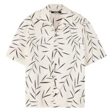 рубашка с короткими рукавами и принтом