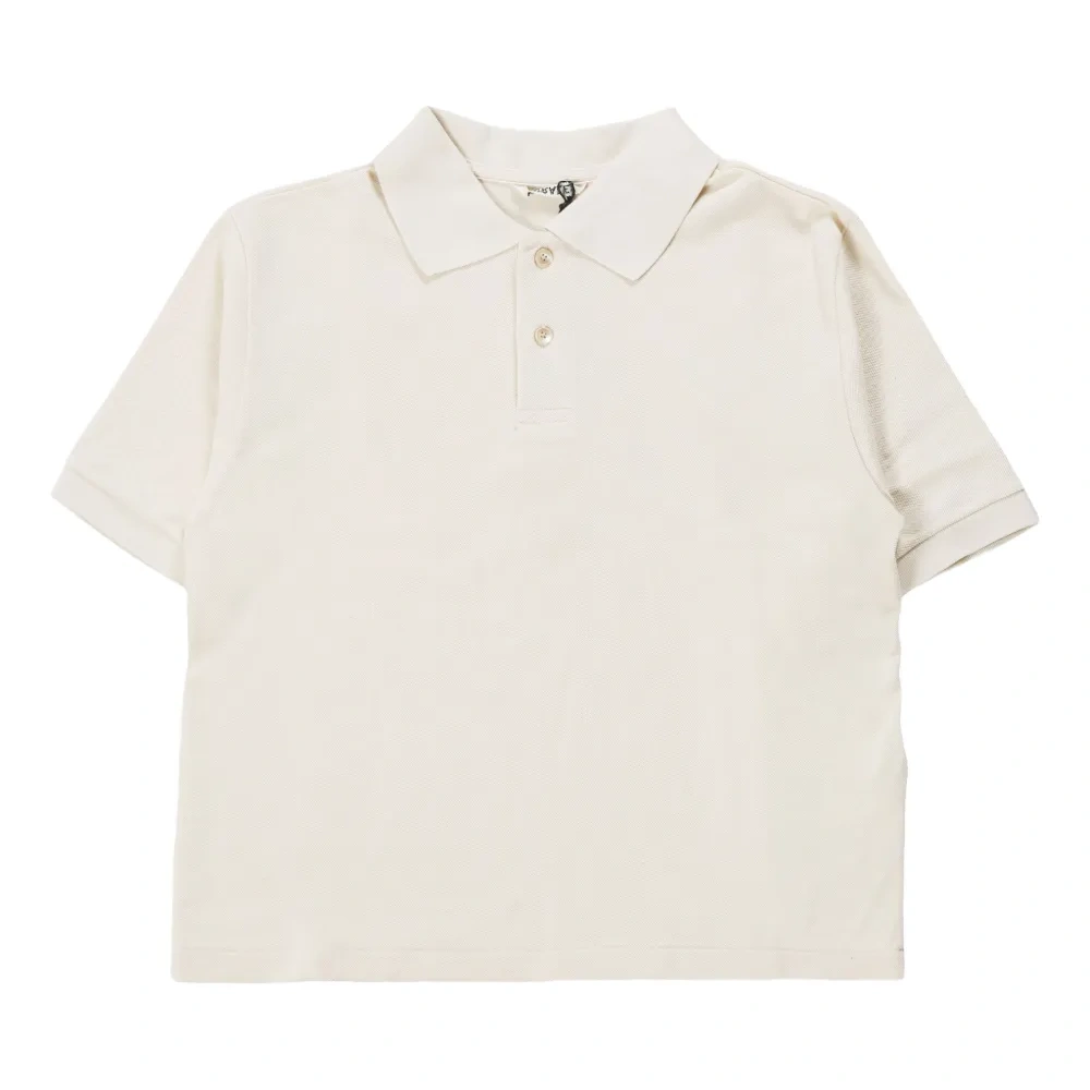 Cotton polo top