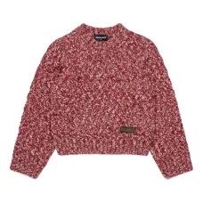 Свитер фактурной вязки