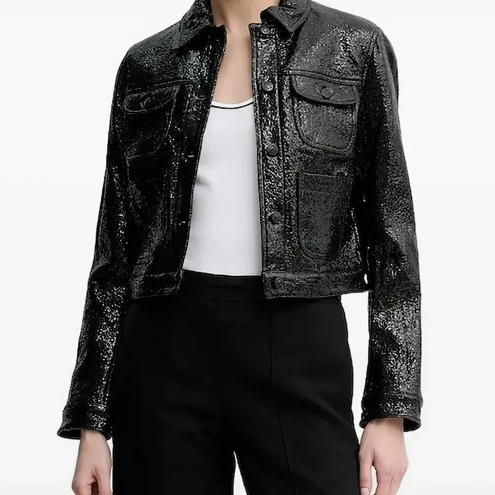 Куртка с пайетками