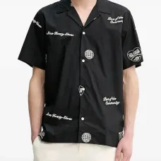 Рубашка с короткими рукавами и вышивкой Рубашка с короткими рукавами и вышивкой