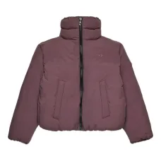 пуховик с высоким воротником