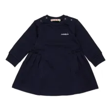 платье с вышивкой и складками