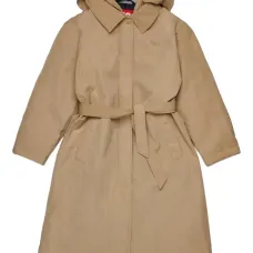 тренч с капюшоном