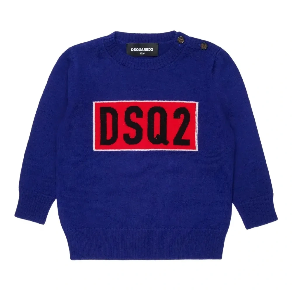 Шерстяной свитер с логотипом