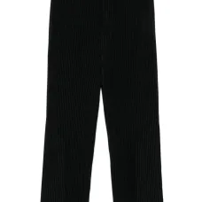 Плиссированные брюки прямого кроя