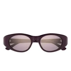 солнцезащитные очки в овальной оправе