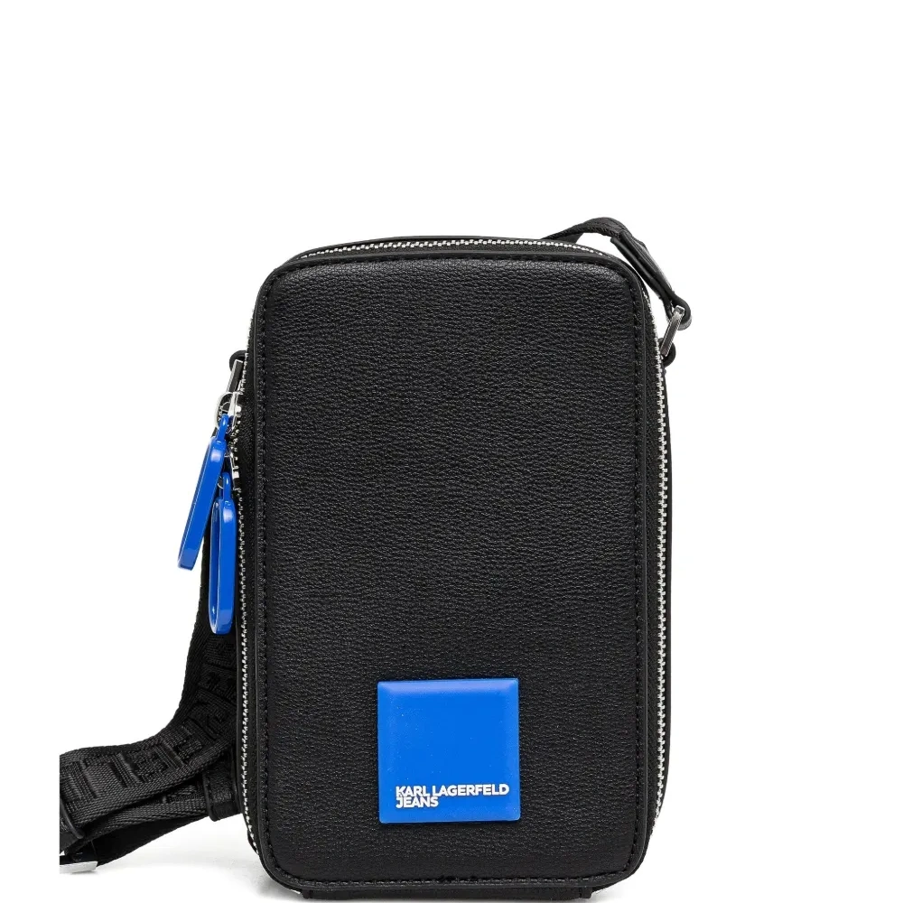 Кроссбоди с застежкой-молнией и нашивкой-логотипом