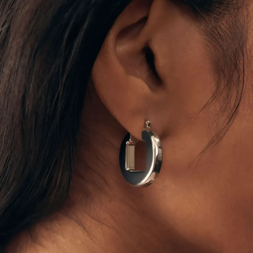 серьги Les Boucles Rond Carre