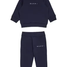 Хлопковый спортивный костюм с логотипом