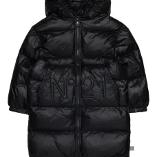 Стеганая куртка с вышитым логотипом